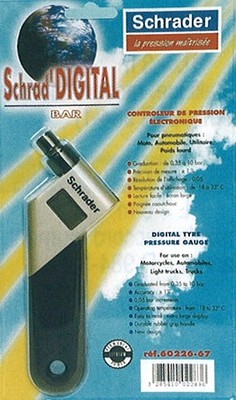 Bandendrukkontrolemeter 0.35-10 bar.