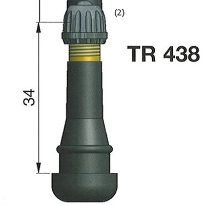 Tubeless ventiel 8.8 mm