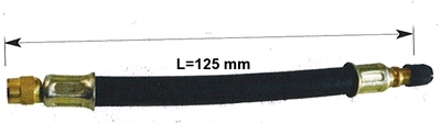 Verlengflexibel l=125mm