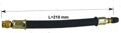 Verlengflexibel l=210mm