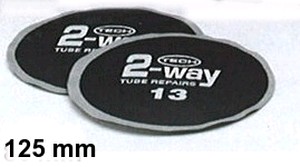 Binnenbandpleister 10 stuks Rond 130 mm