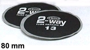 Binnenbandpleister 20 stuks Rond 85 mm