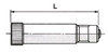 PVC verlengvent.personenwagens L= 19 mm