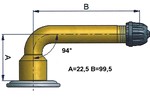 Opdraaiventiel l=99,5mm