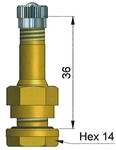 Vrachtwagen TL.ventiel 9,7mm