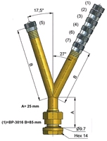 Vrachtwagen TL.ventiel 9,7mm