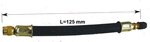Verlengflexibel l=125mm