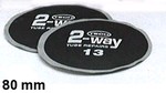 Binnenbandpleister 75 stuks Rond 85 mm